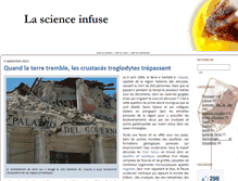 Tablet Screenshot of blog.science-infuse.fr